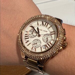 Michael Kors Women’s Gold-Tone Bracelet Watch